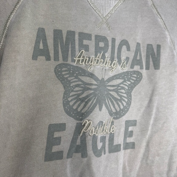 American Eagle Outfitters Green Oversized Sweatshirt - Picture 7 of 8